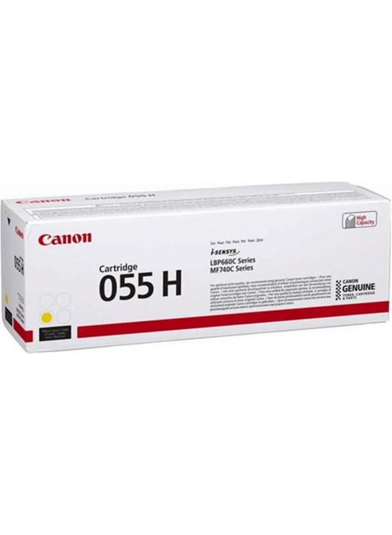 Canon CRG-055H Y Yellow Sarı Yüksek Kapasite Toner MF745