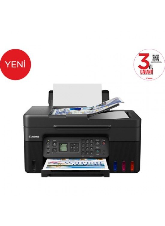 Canon G4470 Yazıcı-Tarayıcı-Fotokopi-Faks WI-FI Renkli Mürekkep Tanklı Yazıcı