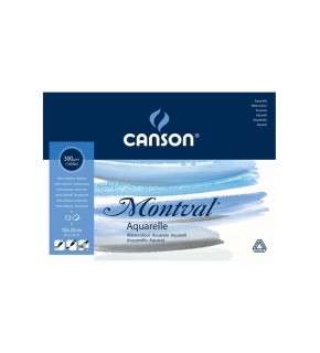 Canson Montval Sulu Boya Blok Pad Canmontv 12 Syf 18x25 300 GR