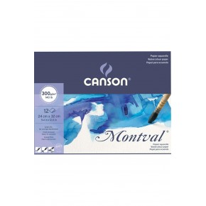 Canson Montval Sulu Boya Blok Pad Canmontv 12 Syf 24x32 300 GR