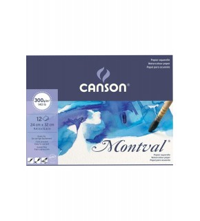 Canson Montval Sulu Boya Blok Pad Canmontv 12 Syf 24x32 300 GR