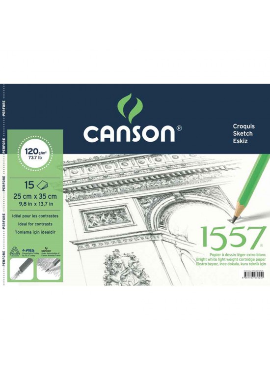 Canson Resim Ve Çizim Blok 120 GR 25x35 15 YP 1557