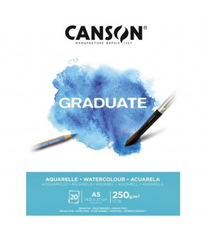 Canson Sulu Boya Bloğu Graduate 20 Syf A5 250 GR