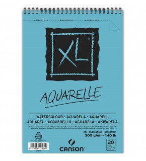Canson XL Sulu Boya Spiralli Bloklar SPP Canxl Aquarelle 20 Syf A5 300 GR