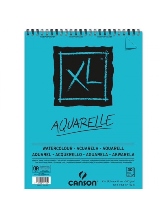 Canson XL Sulu Boya Spiralli Bloklar SPP Canxl Aquarelle 30 Syf A4 300 GR Canson XL Sulu Boya Spiralli Bloklar SPP Canxl Aquarelle 30 Syf A4 300 GR