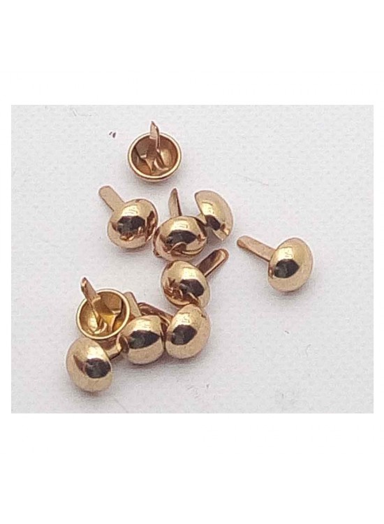 Çanta Aksesuar 10Lu Light Gold Kabara Yuvarlak Model