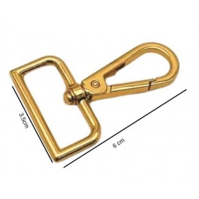 Çanta Aksesuar 3.5 cm Light Gold Renk  Kanca 1 Adet