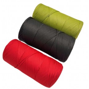 Çanta Aksesuar Polyester Makrome Set  (Kırmızı, Fıstık Yeşil, Antrasit)