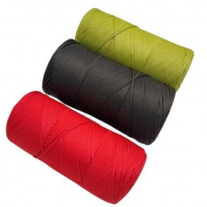 Çanta Aksesuar Polyester Makrome Set  (Kırmızı, Fıstık Yeşil, Antrasit)