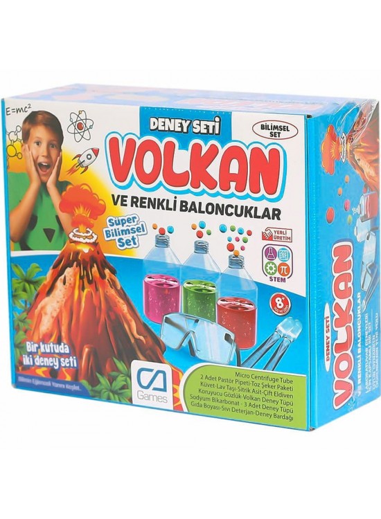 Capls Volkan Ve Baloncuklar Deney Seti 5217 Capls Volkan Ve Baloncuklar Deney Seti 5217