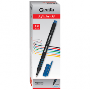 Caretta Softliner Keçeli Kalem 0.4 MM Kırmızı 55-02 (1 Adet)