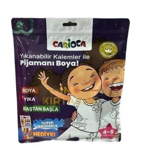 Carioca Boyanabilir Pijama-Keçeli Kalem 4-5 Yaş Ln-80011