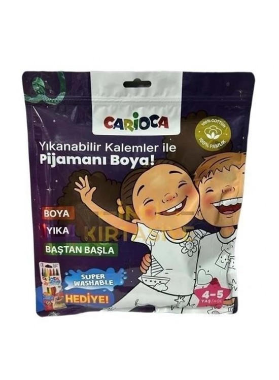Carioca Boyanabilir Pijama-Keçeli Kalem 4-5 Yaş Ln-80011