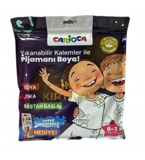 Carioca Boyanabilir Pijama-Keçeli Kalem 6-7 Yaş Ln-80013