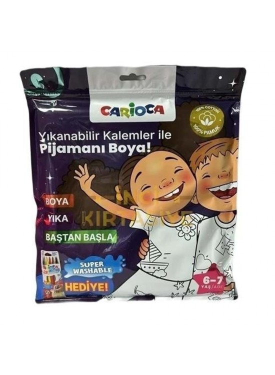 Carioca Boyanabilir Pijama-Keçeli Kalem 6-7 Yaş Ln-80013