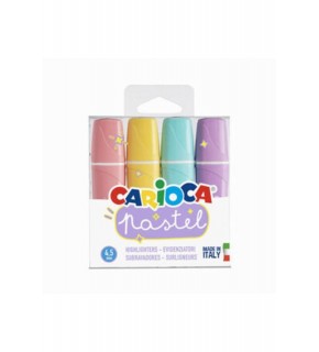 Carioca Fosforlu Kalem Pastel 4 LÜ 43167