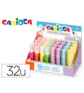 Carioca Pastel+fosforlu İşar.Kalemi 32 Li 8 Renk 43184
