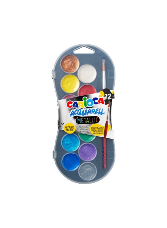 Carioca Sulu Boya 30Mm 12 Renk Metalik Carioca Sulu Boya 30Mm 12 Renk Metalik