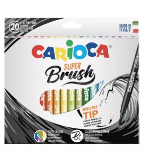 Carioca Super Brush Keçeli Boya Kalemi 20 Li