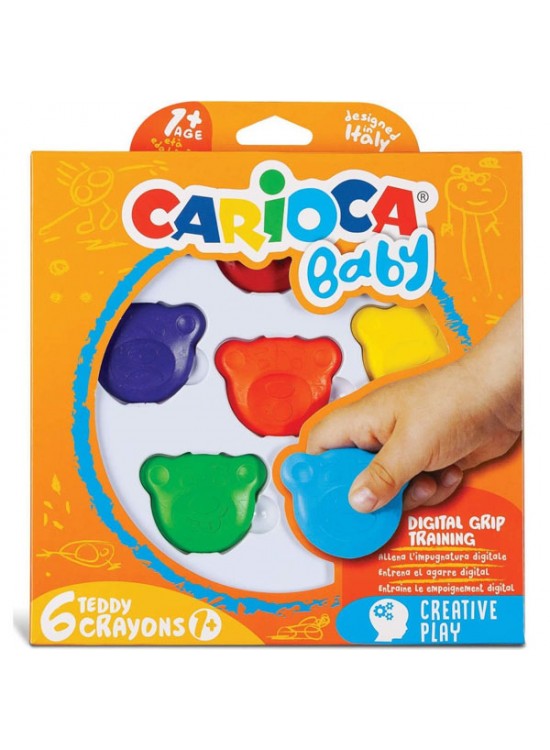 Carioca Teddy Bebek Cryayons 6 LI 42956