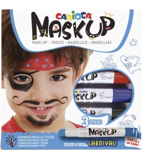 Carioca Yüz Boyası 6 GR 3 Renk Carnıval 43050