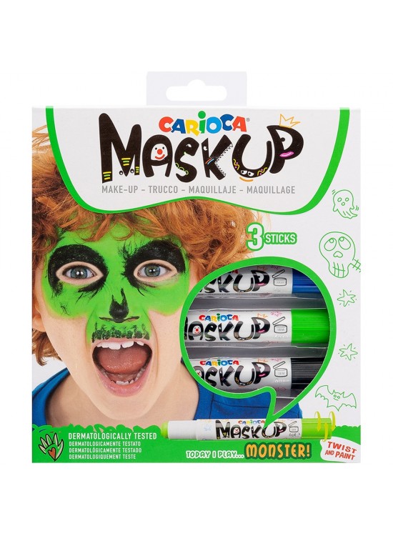 Carioca Yüz Boyası 6 GR 3 Renk Mosnter 43051 Carioca Yüz Boyası 6 GR 3 Renk Mosnter 43051