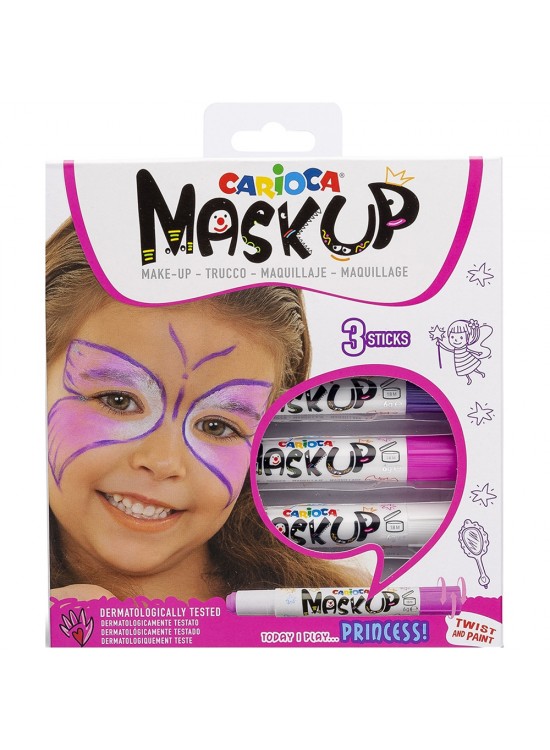 Carioca Yüz Boyası 6 GR 3 Renk Princess 43049 Carioca Yüz Boyası 6 GR 3 Renk Princess 43049