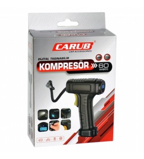 Carub Hava Kompresörü Dijital Şarjlı 60W