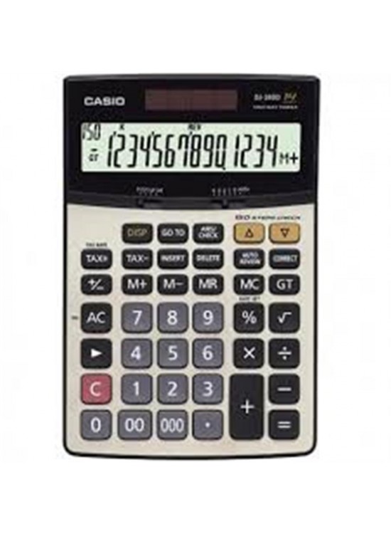 Casio DJ-240D Plus İşlem Kontrollü 14 Hane Masa Üstü Hesap Makinesi