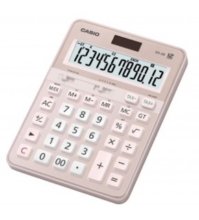 Casio DS-2B-PK Pembe Profesyonel 12 Hane Masa Üstü Hesap Makinesi