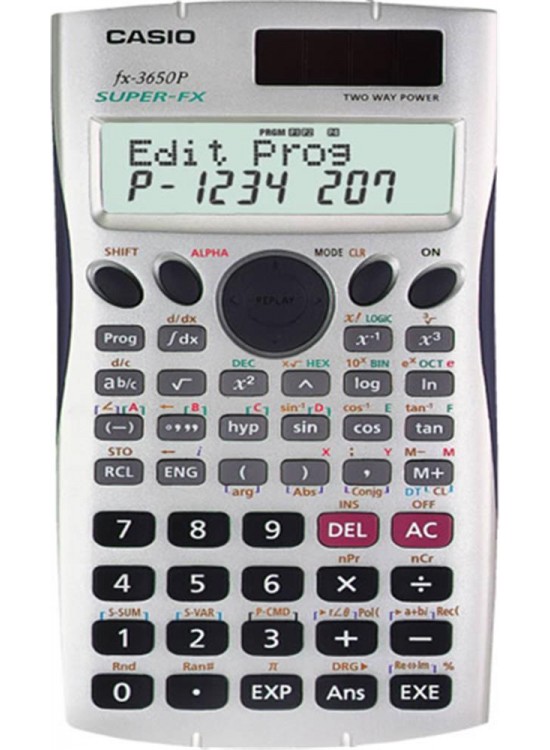 Casio FX-3650P II Bilimsel Fonksiyonlu Hesap Makinesi Casio FX-3650P II Bilimsel Fonksiyonlu Hesap Makinesi