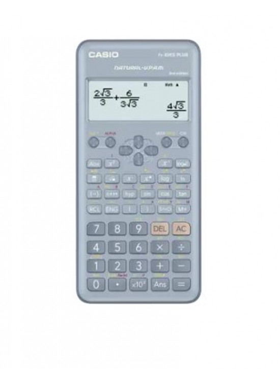 Casio FX-82ES Plus Mavi Bilimsel Fonksiyonlu Hesap Makinesi 2.Versiyon