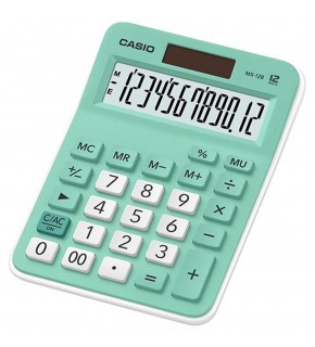 Casio Hesap Makinesi Masa Üstü 12 Hane Açık Yeşil MX-12B-GN