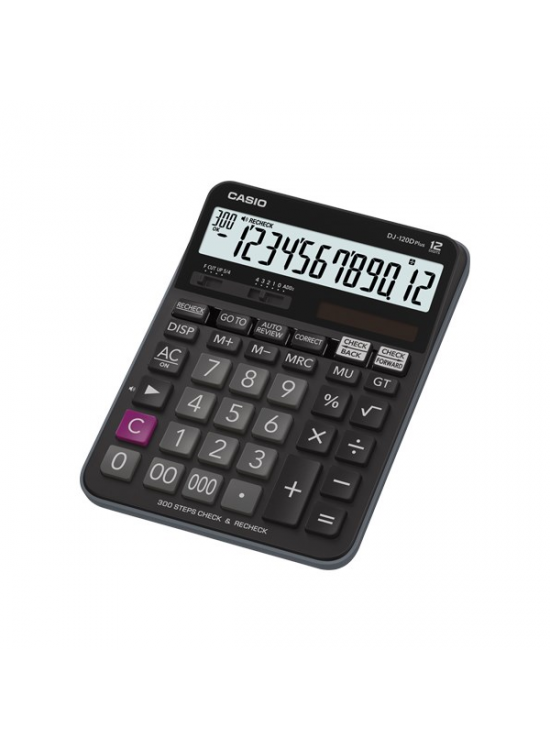 Casio Hesap Makinesi Masa Üstü 12 Hane Check Control DJ-120D Plus Casio Hesap Makinesi Masa Üstü 12 Hane Check Control DJ-120D Plus