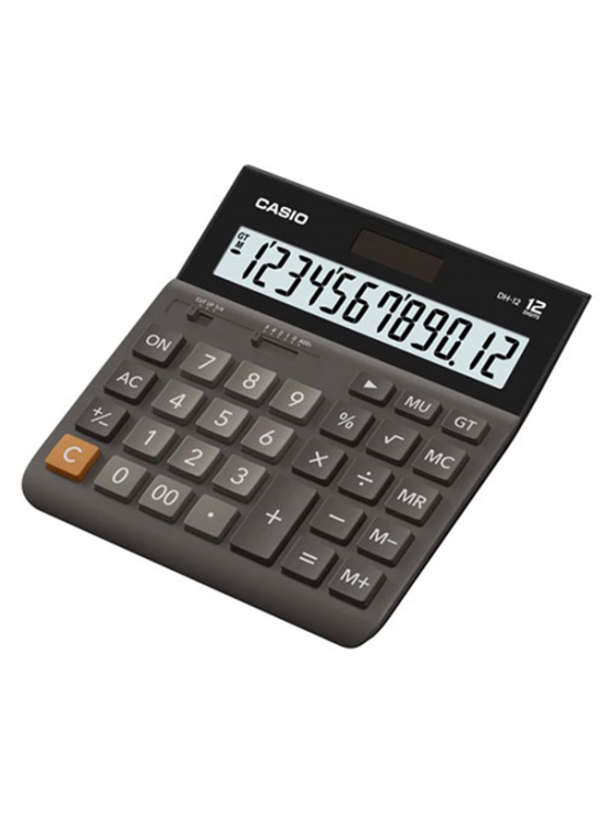 Casio Hesap Makinesi Masa Üstü 12 Hane DH-12 BK Casio Hesap Makinesi Masa Üstü 12 Hane DH-12 BK