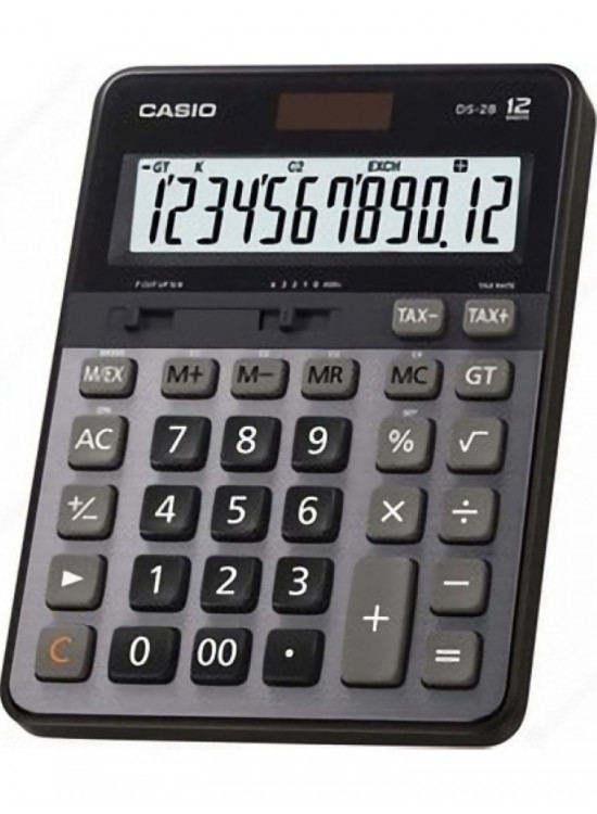 Casio Hesap Makinesi Masa Üstü 12 Hane DS-2B Casio Hesap Makinesi Masa Üstü 12 Hane DS-2B