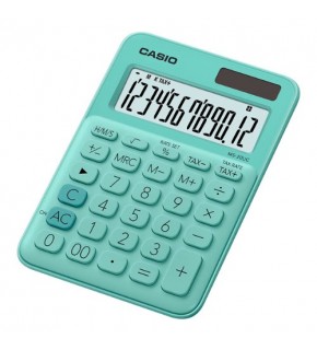 Casio Hesap Makinesi Masa Üstü 12 Hane Yeşil MS-20UC-GN