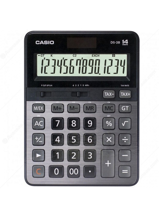 Casio Hesap Makinesi Masa Üstü 14 Hane DS-3B Casio Hesap Makinesi Masa Üstü 14 Hane DS-3B
