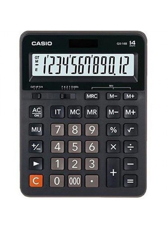 Casio Hesap Makinesi Masa Üstü 14 Hane GX-14B Casio Hesap Makinesi Masa Üstü 14 Hane GX-14B