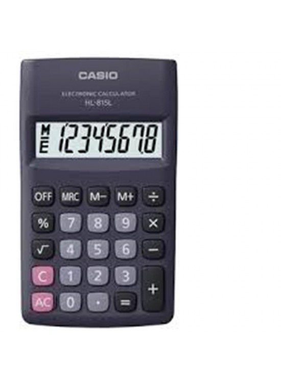 Casio HL-815L-BK 8 Hane Siyah Hesap Makinesi