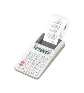 Casio HR-8RC-WE 12 Hane Beyaz Şeritli Hesap Makinesi