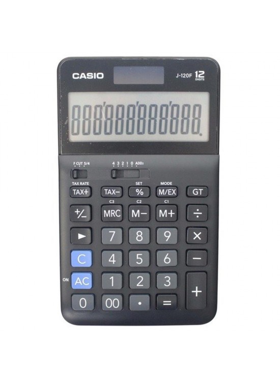 Casio J-120F 12 Hane Masa Üstü Hesap Makinesi