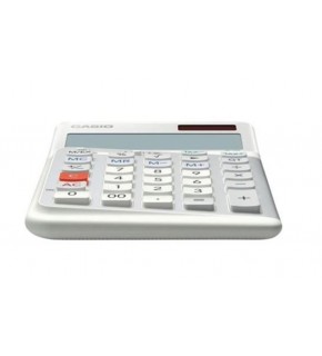 Casio JE-12E-WE Beyaz 12 Hane Masa Üstü Ergonomik Tuşlu Hesap Makinesi