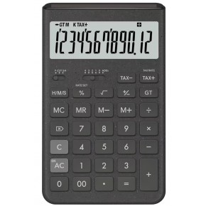 Casio JT-200T-GY 12 Hane Gri Masa Üstü Hesap Makinesi