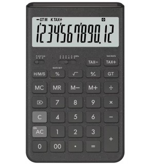 Casio JT-200T-GY 12 Hane Gri Masa Üstü Hesap Makinesi