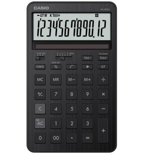 Casio JW-200DQ-BK 12 Hane Siyah Masa Üstü Hesap Makinesi