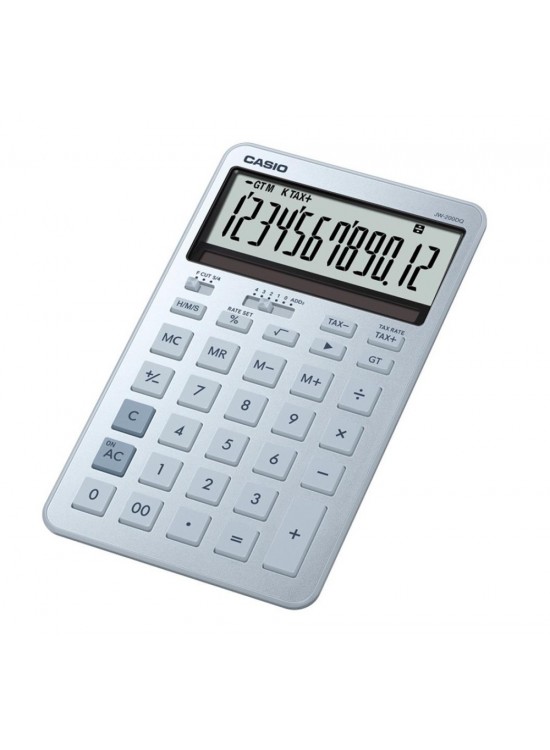 Casio JW-200DQ-BU12 Hane Buz Mavisi Masa Üstü Hesap Makinesi