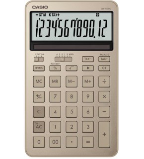 Casio JW-200DQ-GD12 Hane Parlak Altın Masa Üstü Hesap Makinesi
