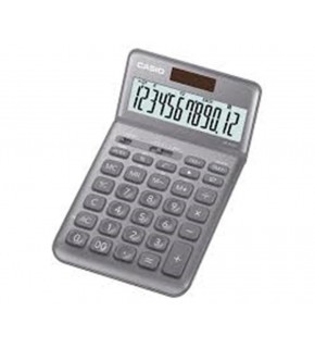 Casio JW-200SC-GY 12 Hane Gri Masa Üstü Hesap Makinesi
