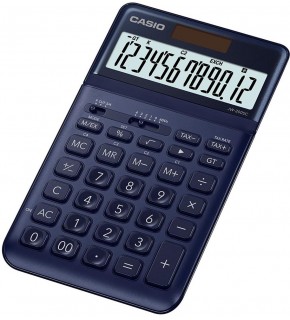 Casio JW-200SC-NY 12 Hane Lacivert Masa Üstü Hesap Makinesi